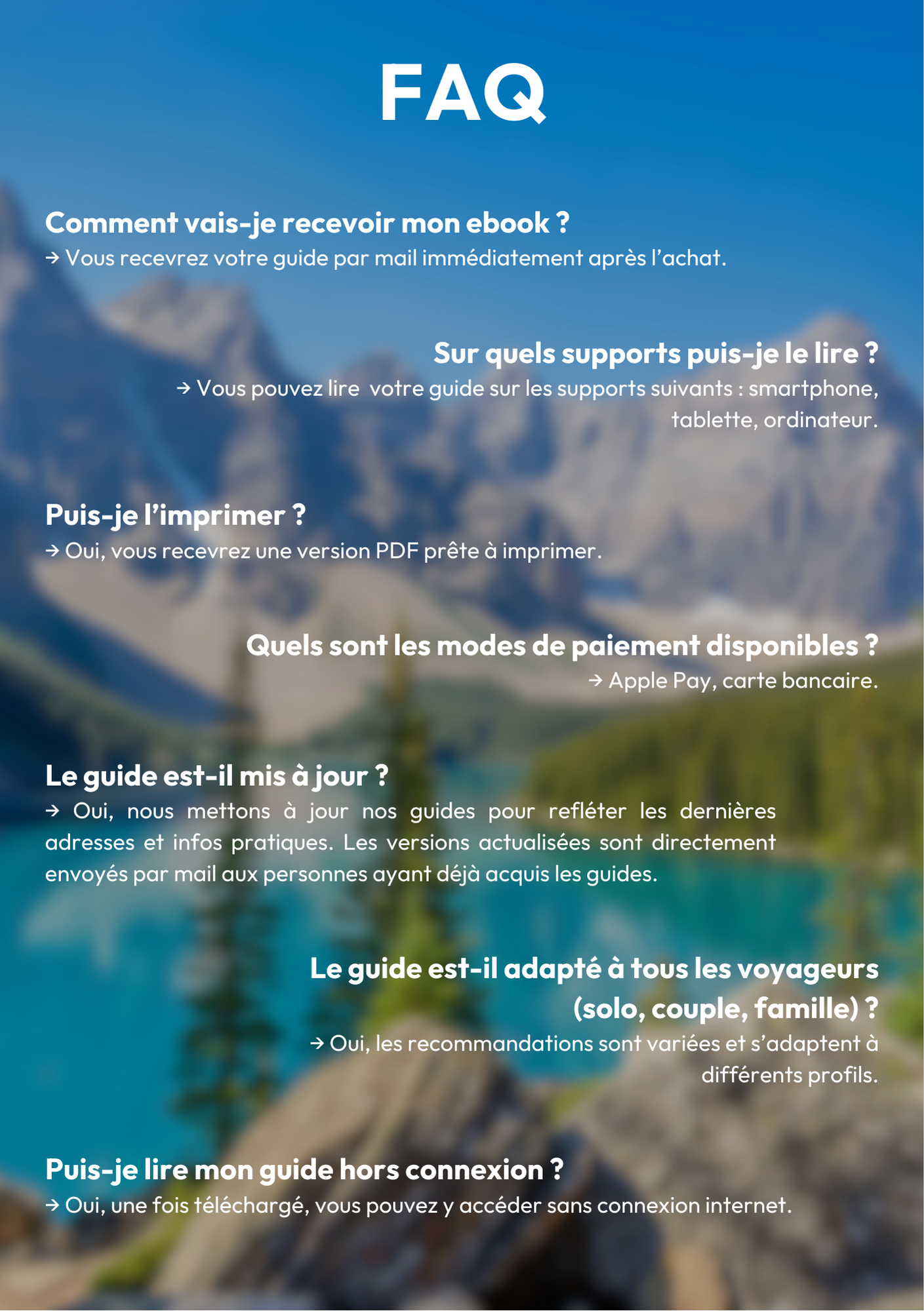 Les 100 splendeurs de L'Alberta⎜Format Numérique