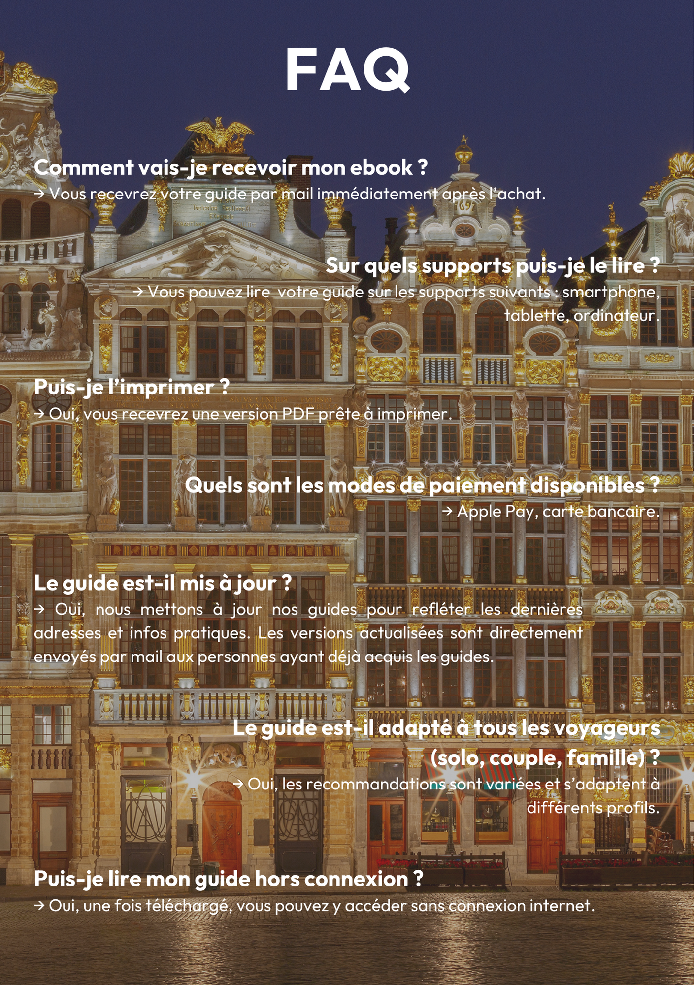Les splendeurs de Bruxelles ⎜Format Numérique