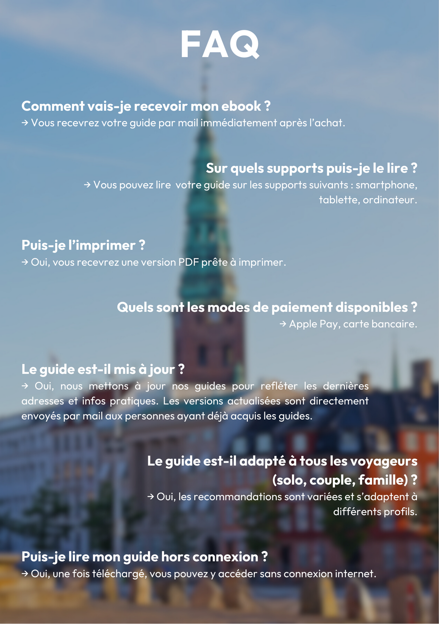 Les splendeurs de Copenhague⎜Format Numérique