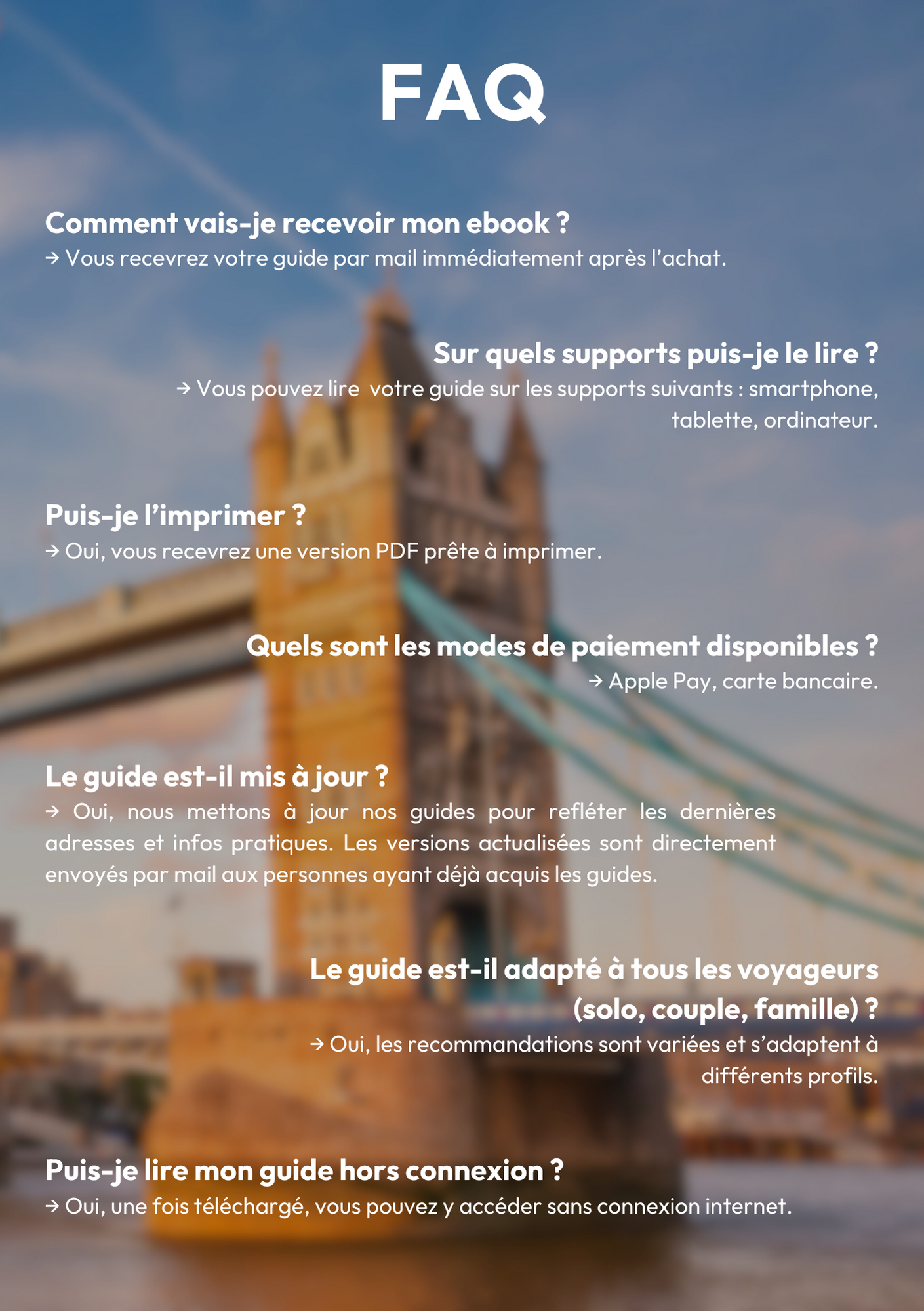 Les splendeurs de Londres ⎜Format Numérique