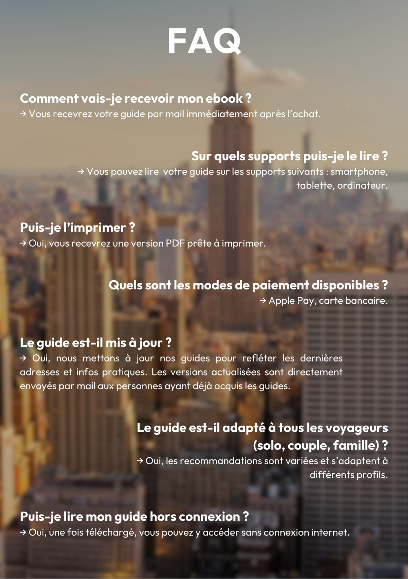 Les splendeurs de New-York⎜Format Numérique