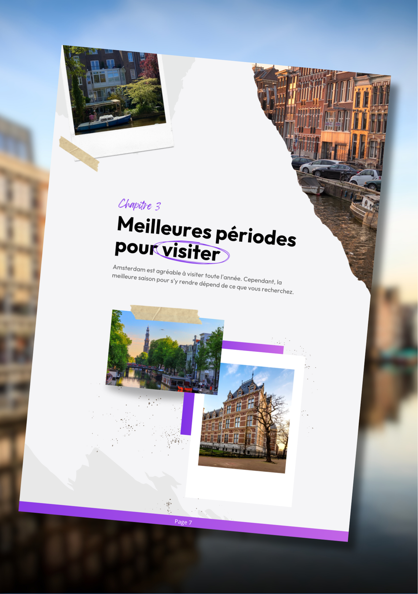 Les splendeurs d’Amsterdam⎜Format Numérique