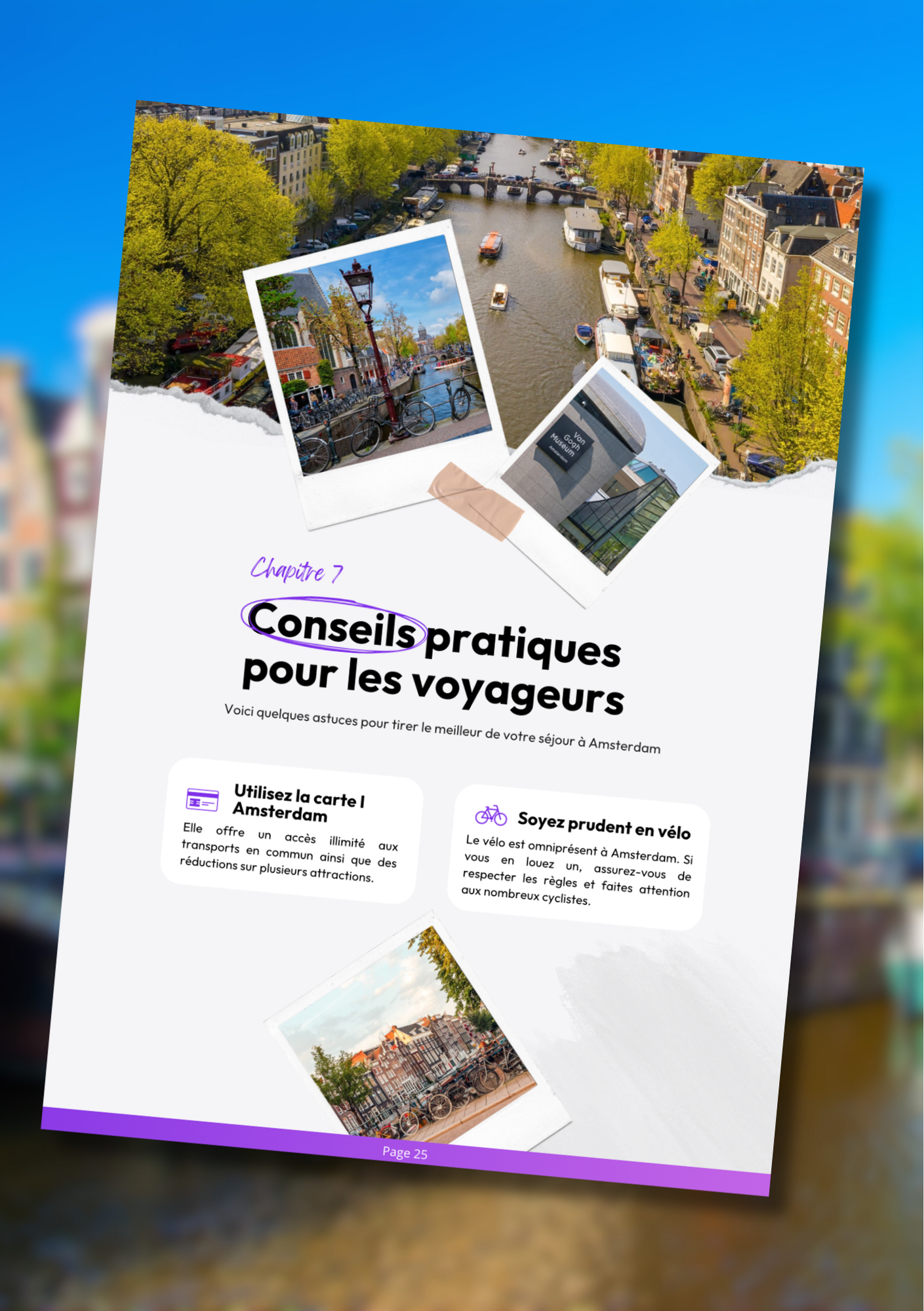 Les splendeurs d’Amsterdam⎜Format Numérique