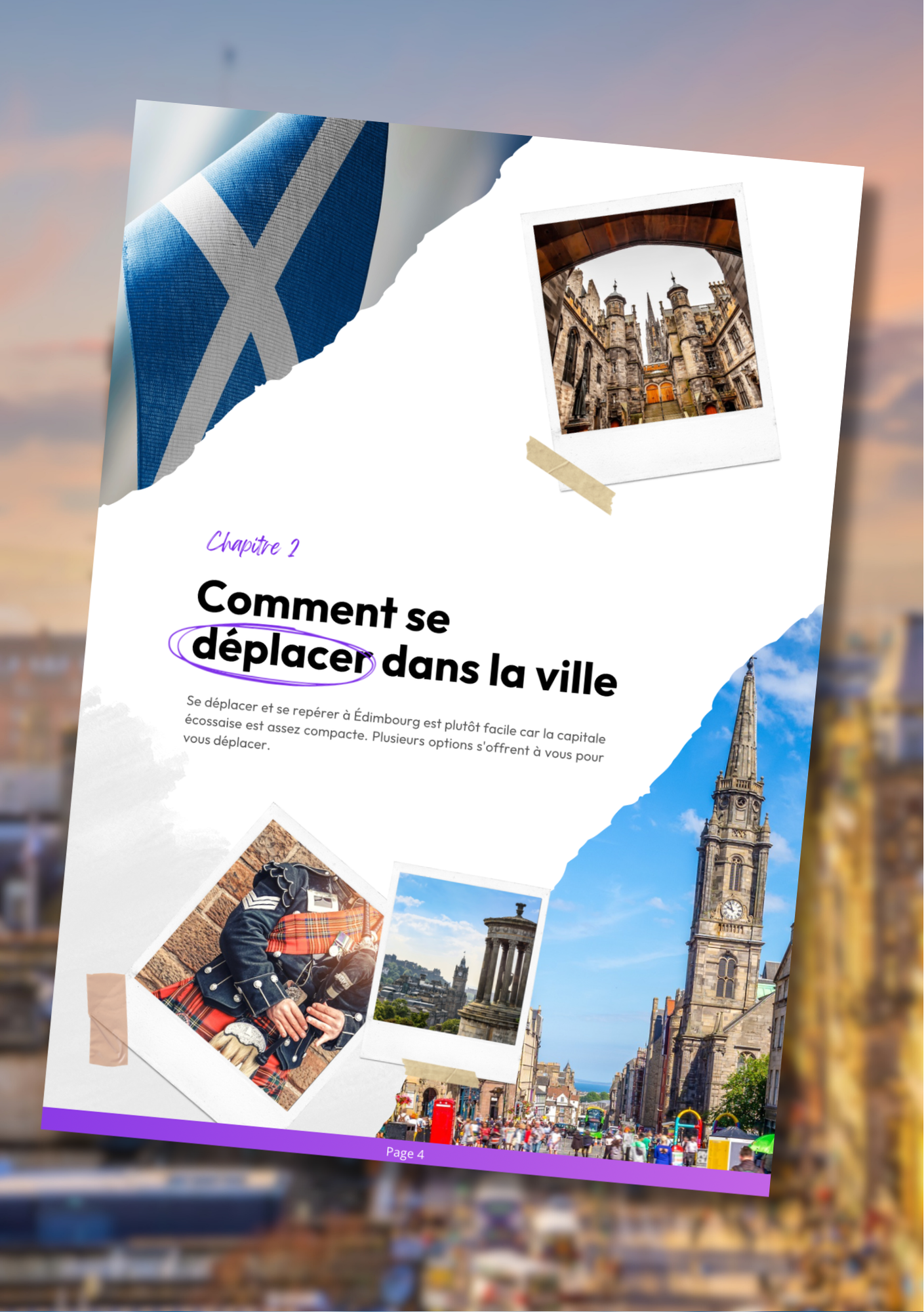 Les splendeurs de Edimbourg⎜Format Numérique