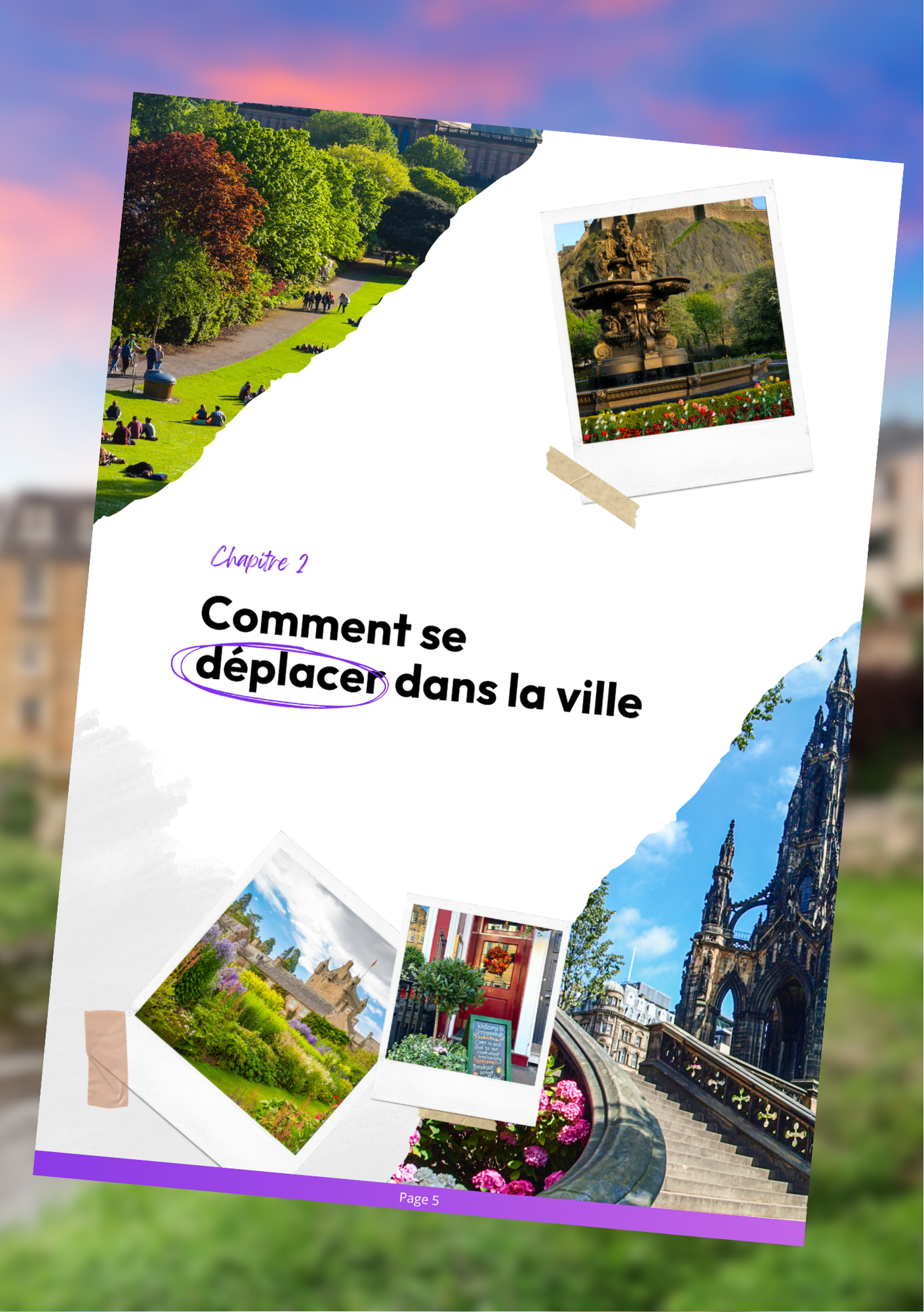 Les splendeurs de Edimbourg⎜Format Numérique