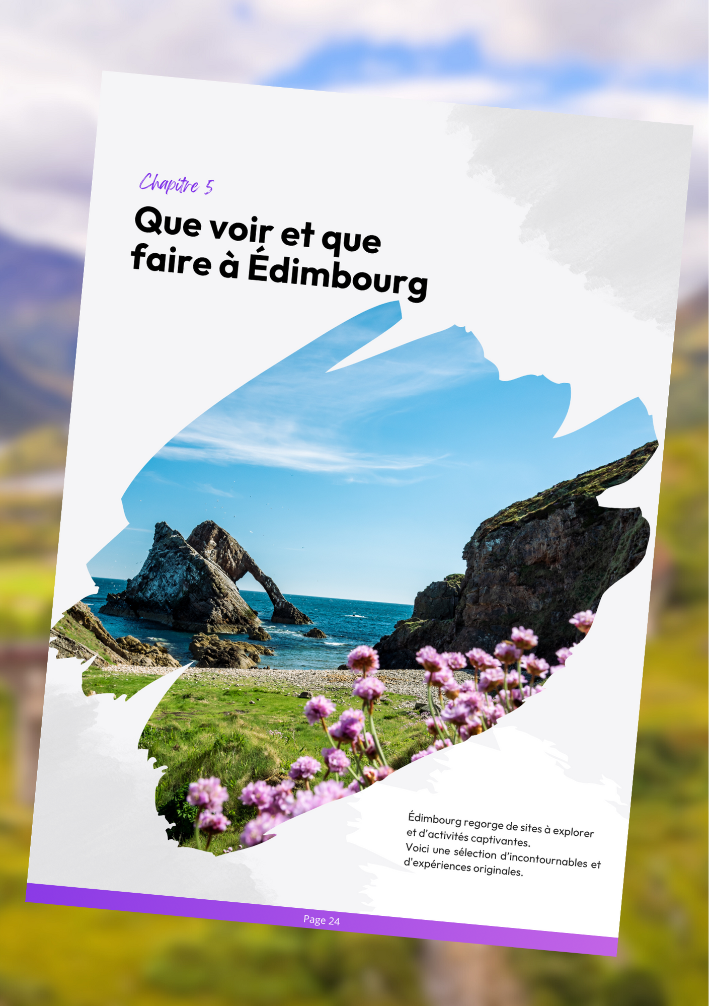 Les splendeurs de Edimbourg⎜Format Numérique