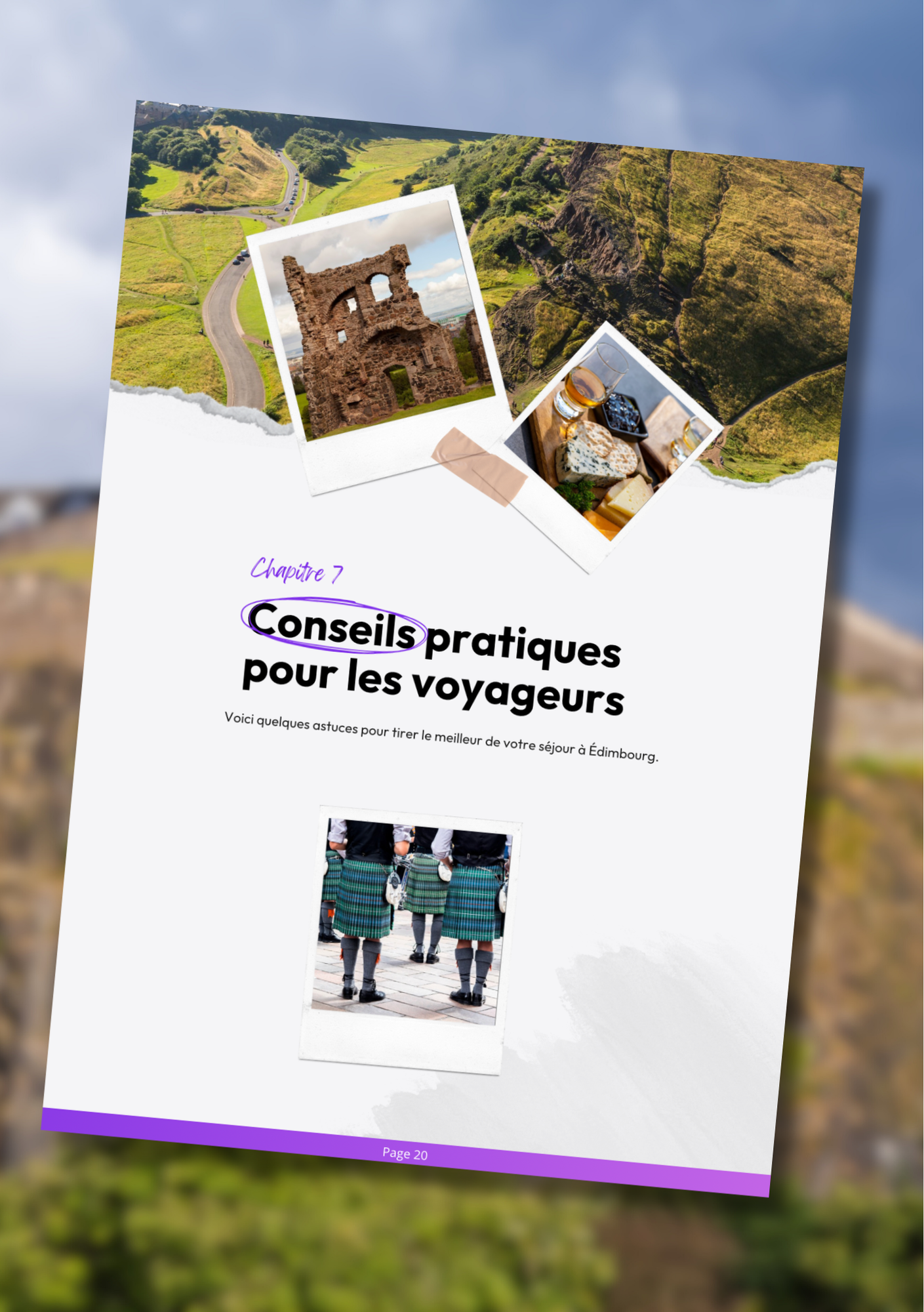Les splendeurs de Edimbourg⎜Format Numérique