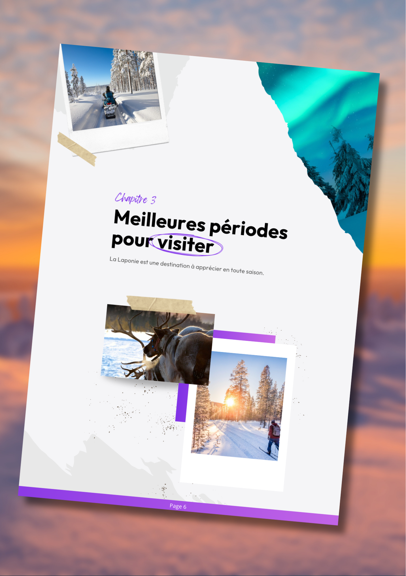 Les splendeurs de la Laponie ⎜Format Numérique