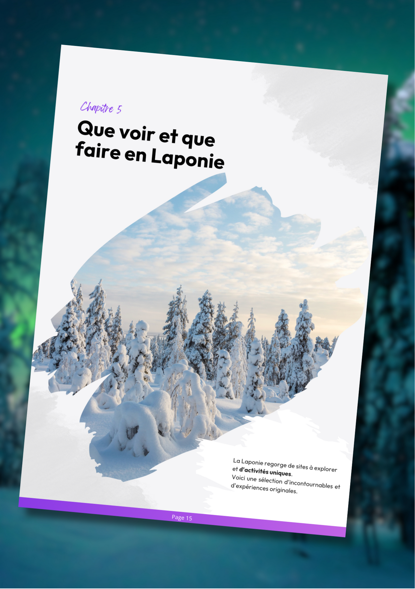 Les splendeurs de la Laponie ⎜Format Numérique