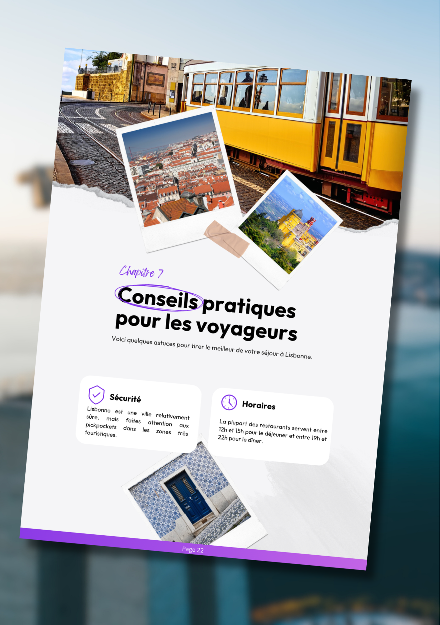 Les splendeurs de Lisbonne⎜Format Numérique