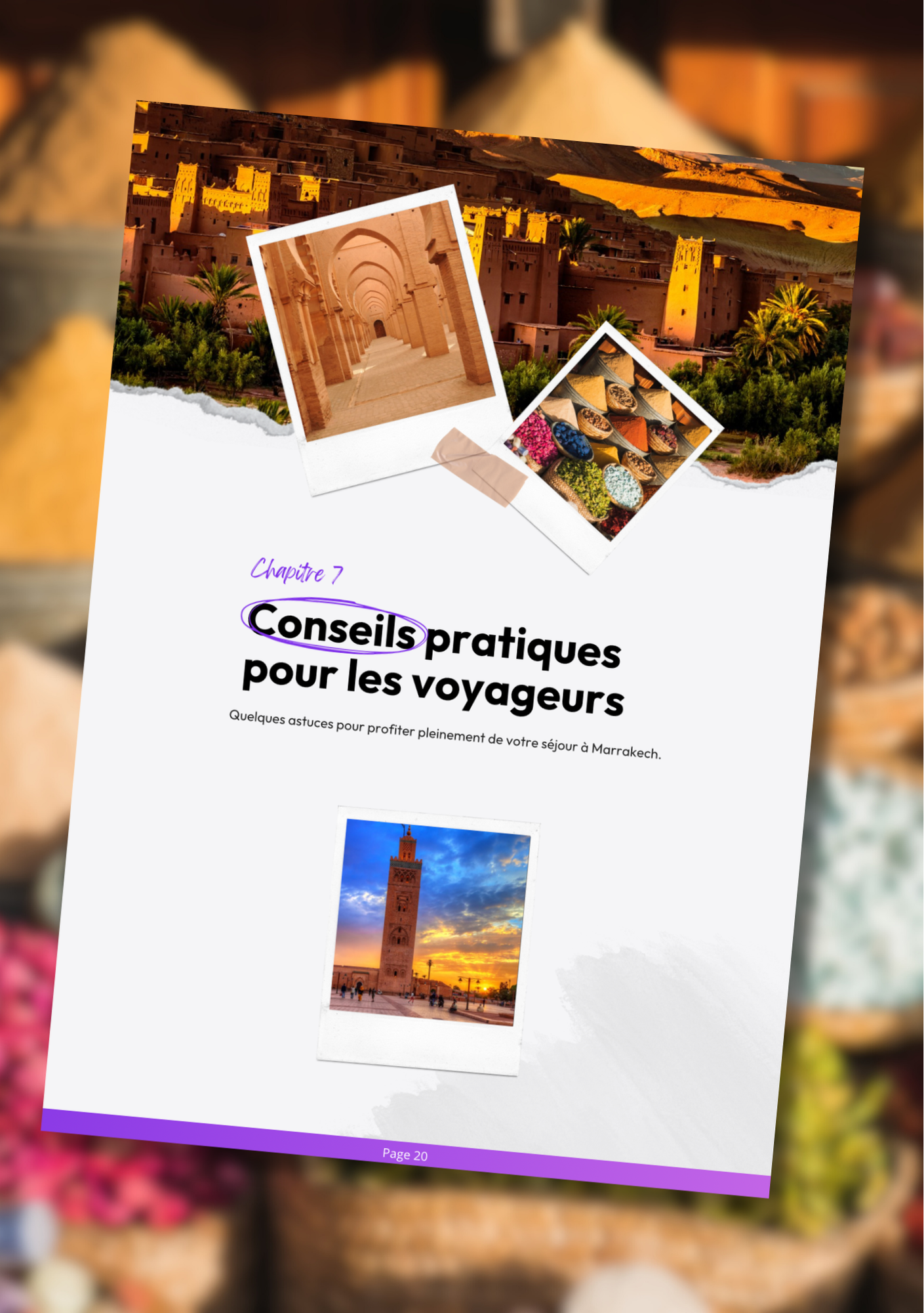 Les splendeurs de Marrakech ⎜Format Numérique