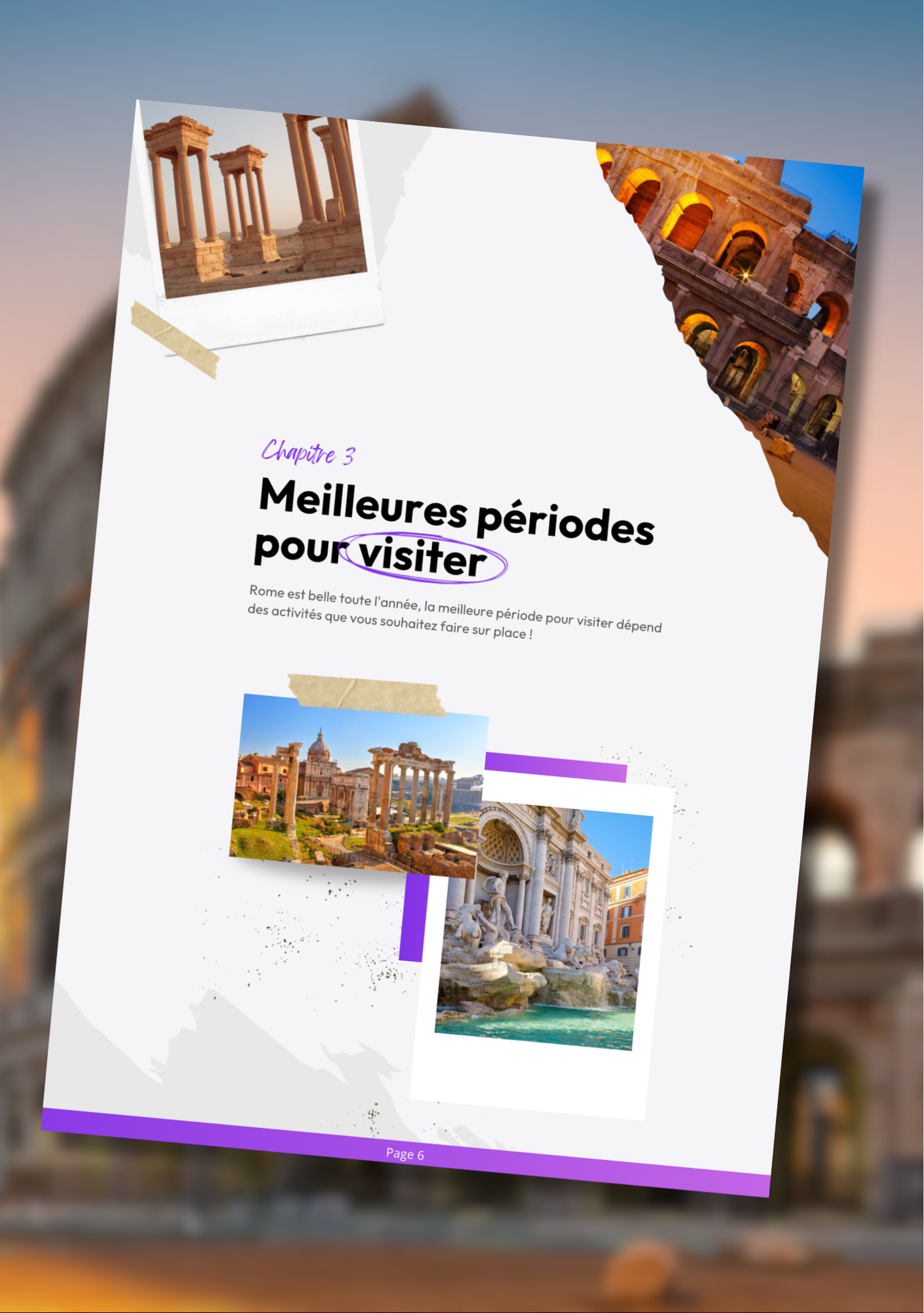 Les splendeurs de Rome ⎜Format Numérique