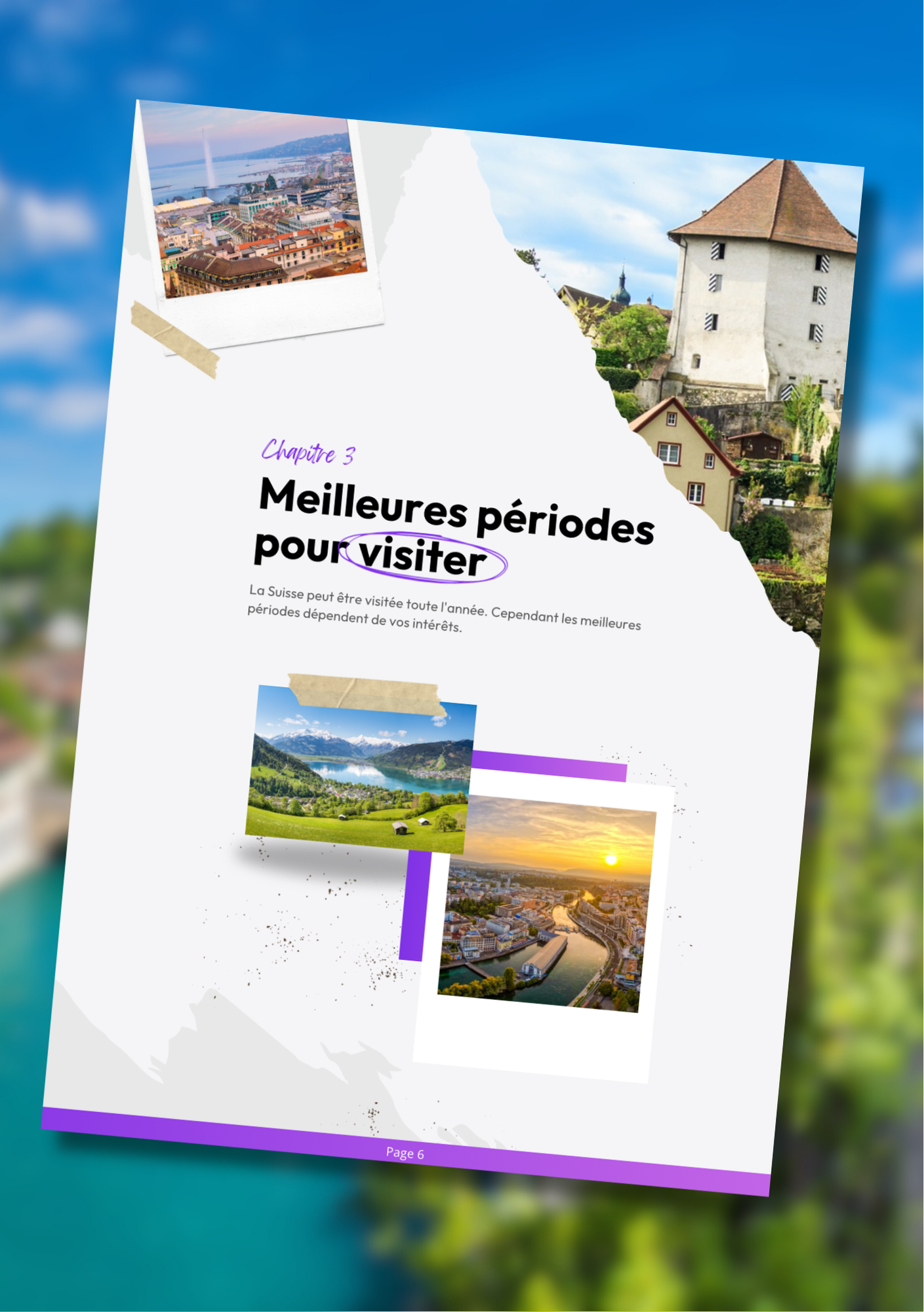 Les splendeurs de Suisse ⎜Format Numérique