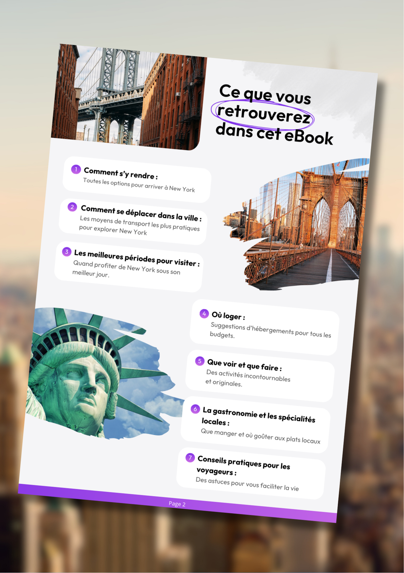 Les splendeurs de New-York⎜Format Numérique